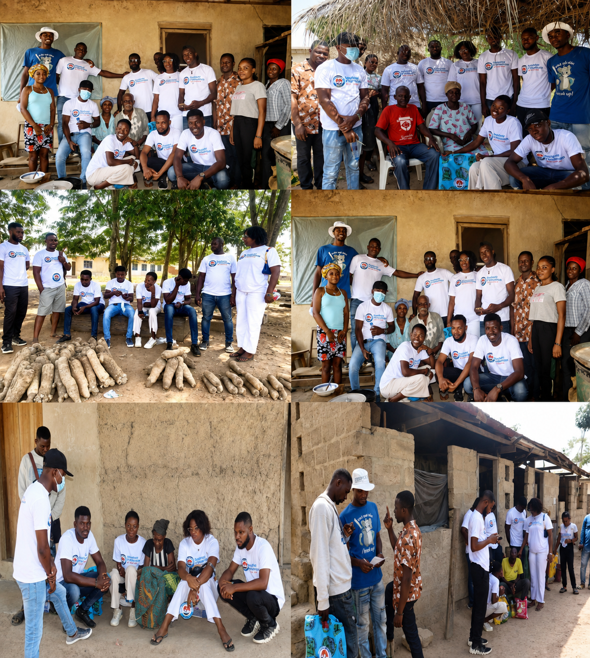 Donation outreach at Kpando Dafor community